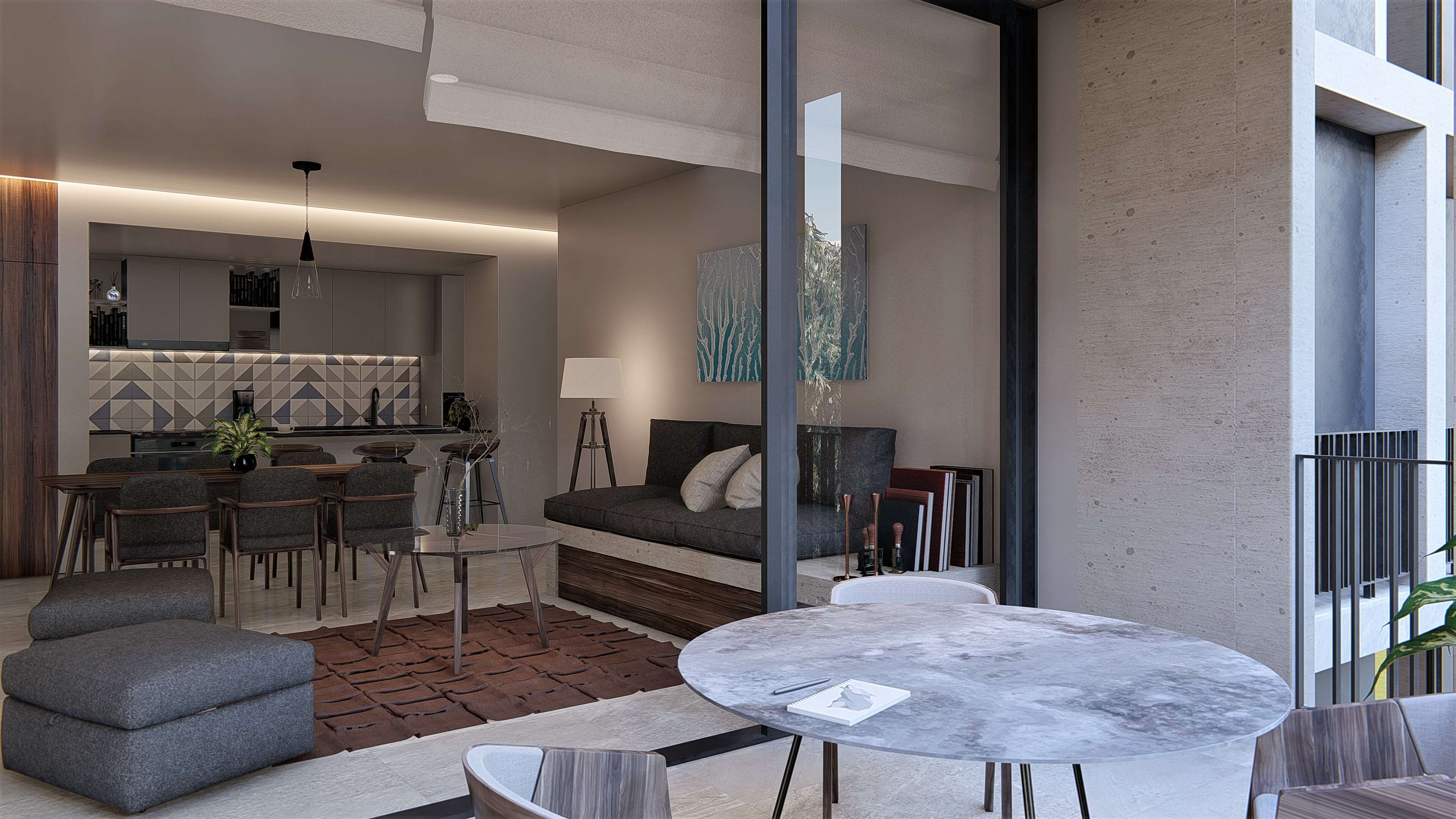 2 Bedrooms – 107m2