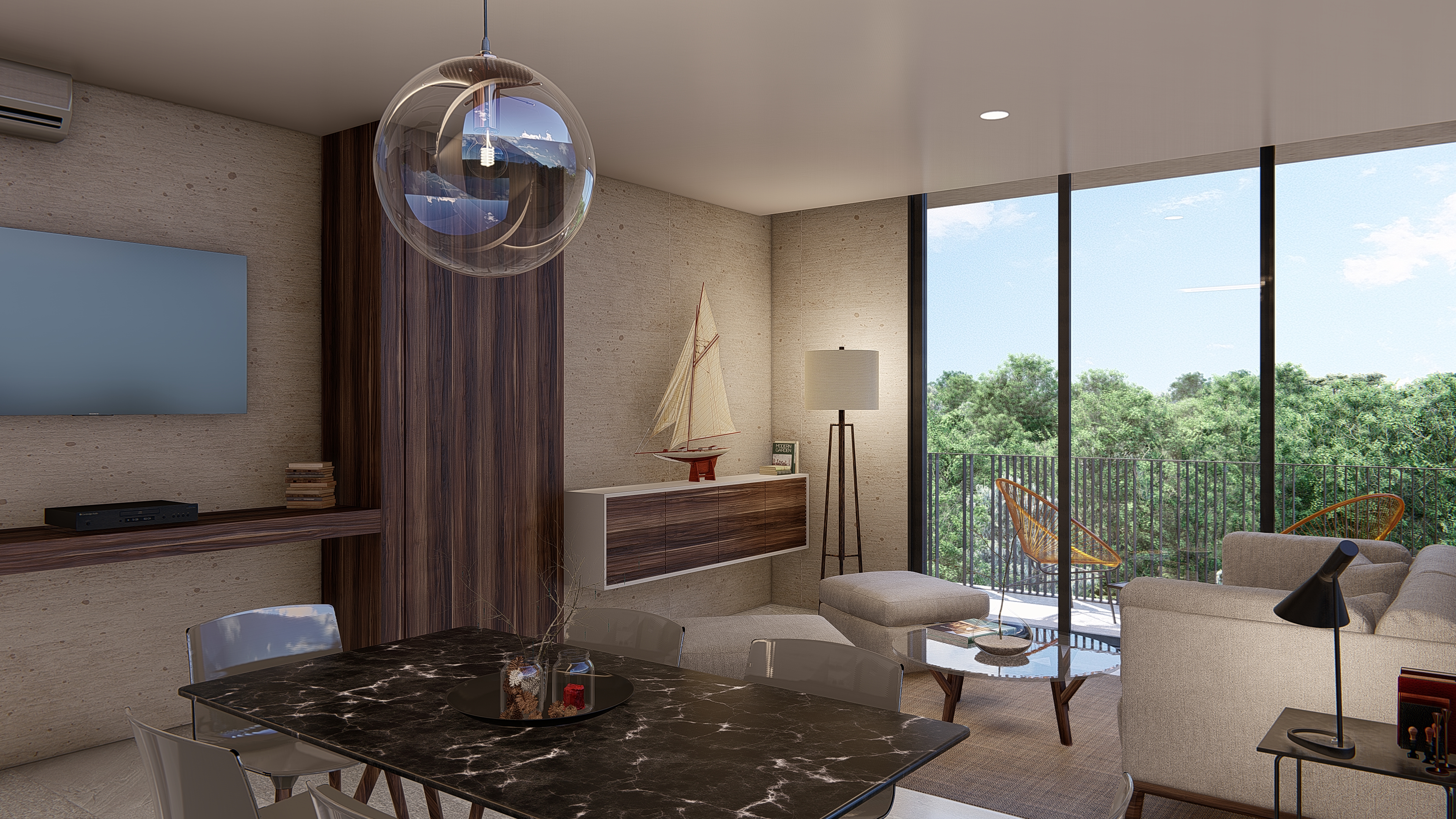 3 Bedrooms – 120m2